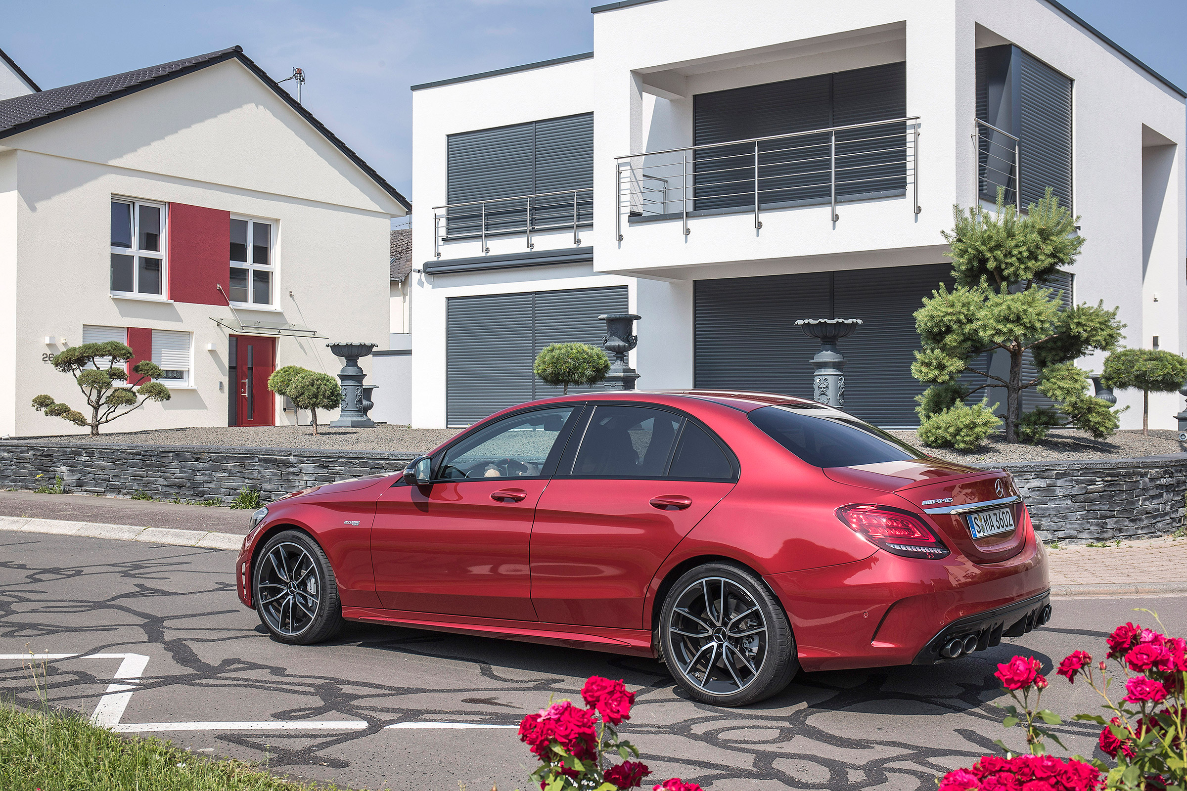 Mercedes-AMG C43 2018 facelift - rear static