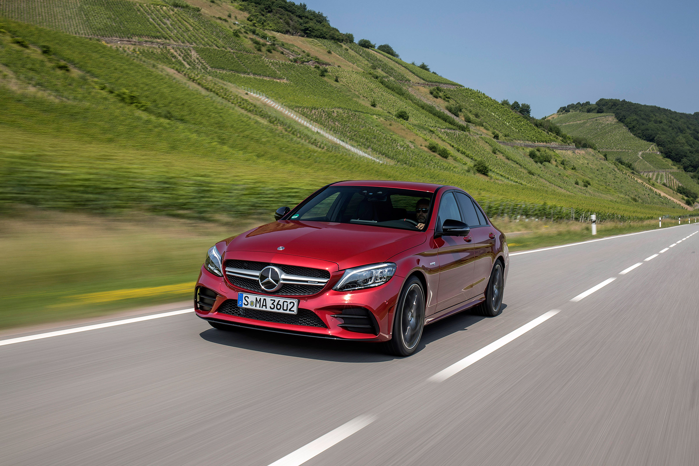 Mercedes-AMG C43 2018 facelift - front quarter