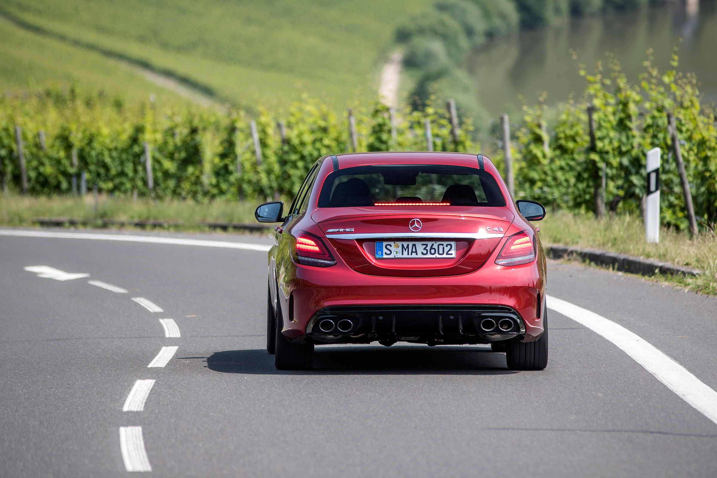 Mercedes-AMG C43 2018 facelift - rear