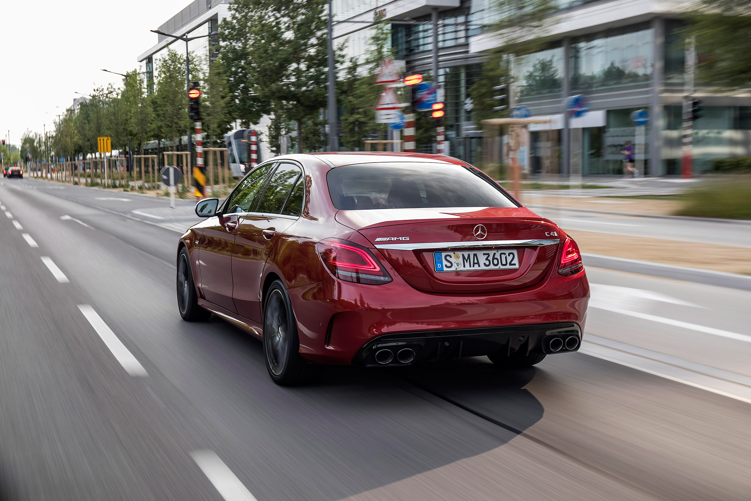 Mercedes-AMG C43 2018 facelift - rear