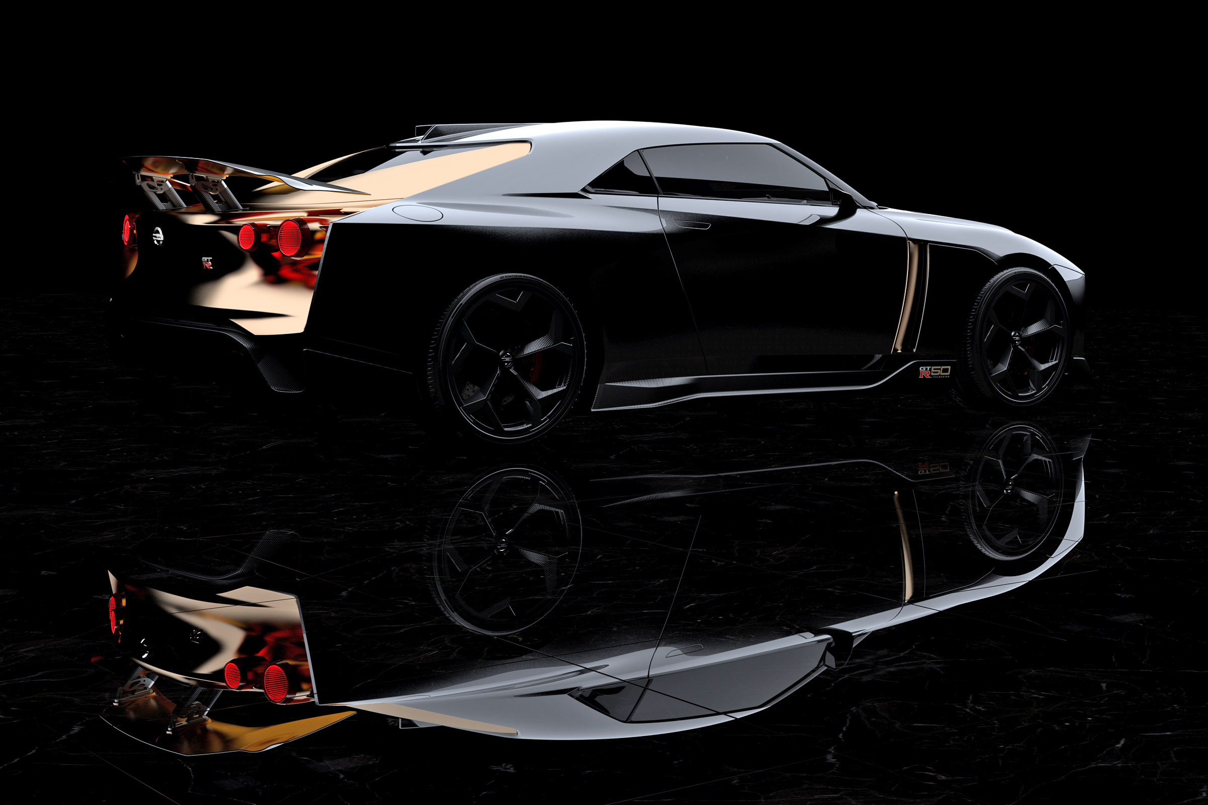 New Nissan GT-R50 by Italdesign prototype side rear