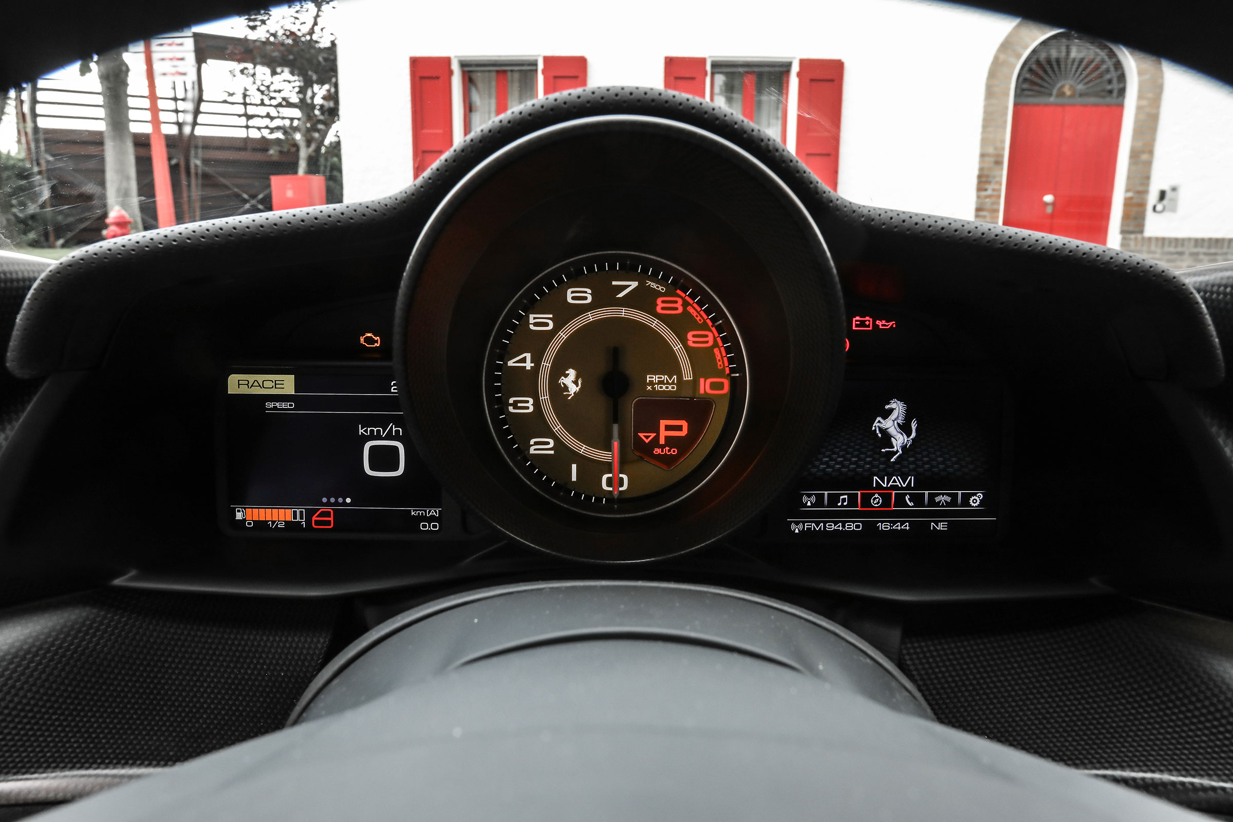Ferrari 488 Pista – instrument panel
