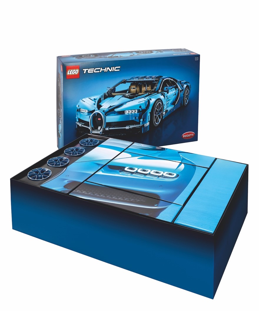 Lego Bugatti Chiron - box