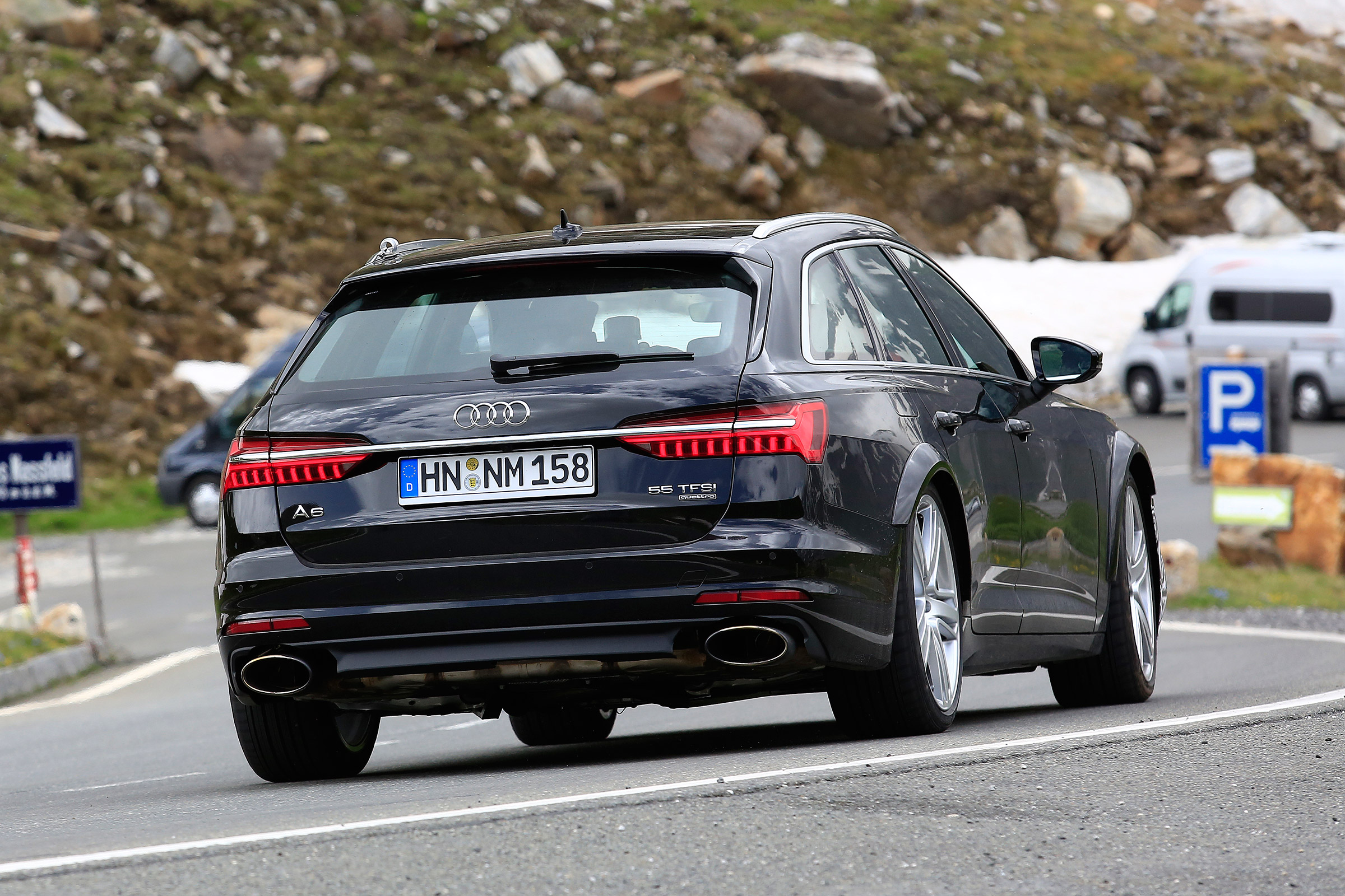 Audi RS6 Avant spy - rear