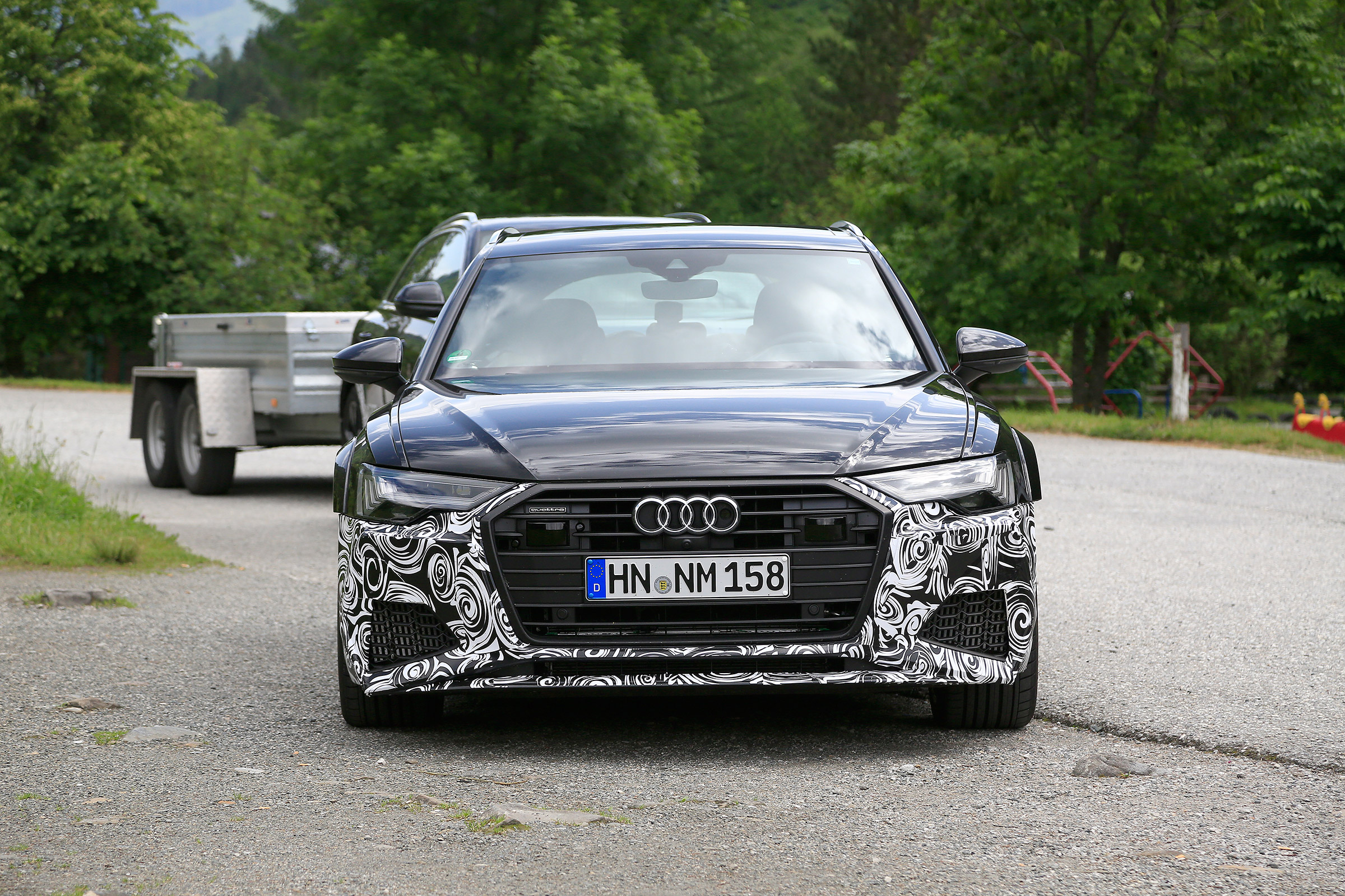 Audi RS6 Avant spy - front