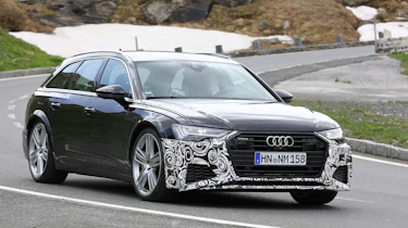 Audi RS6 Avant spy - turning