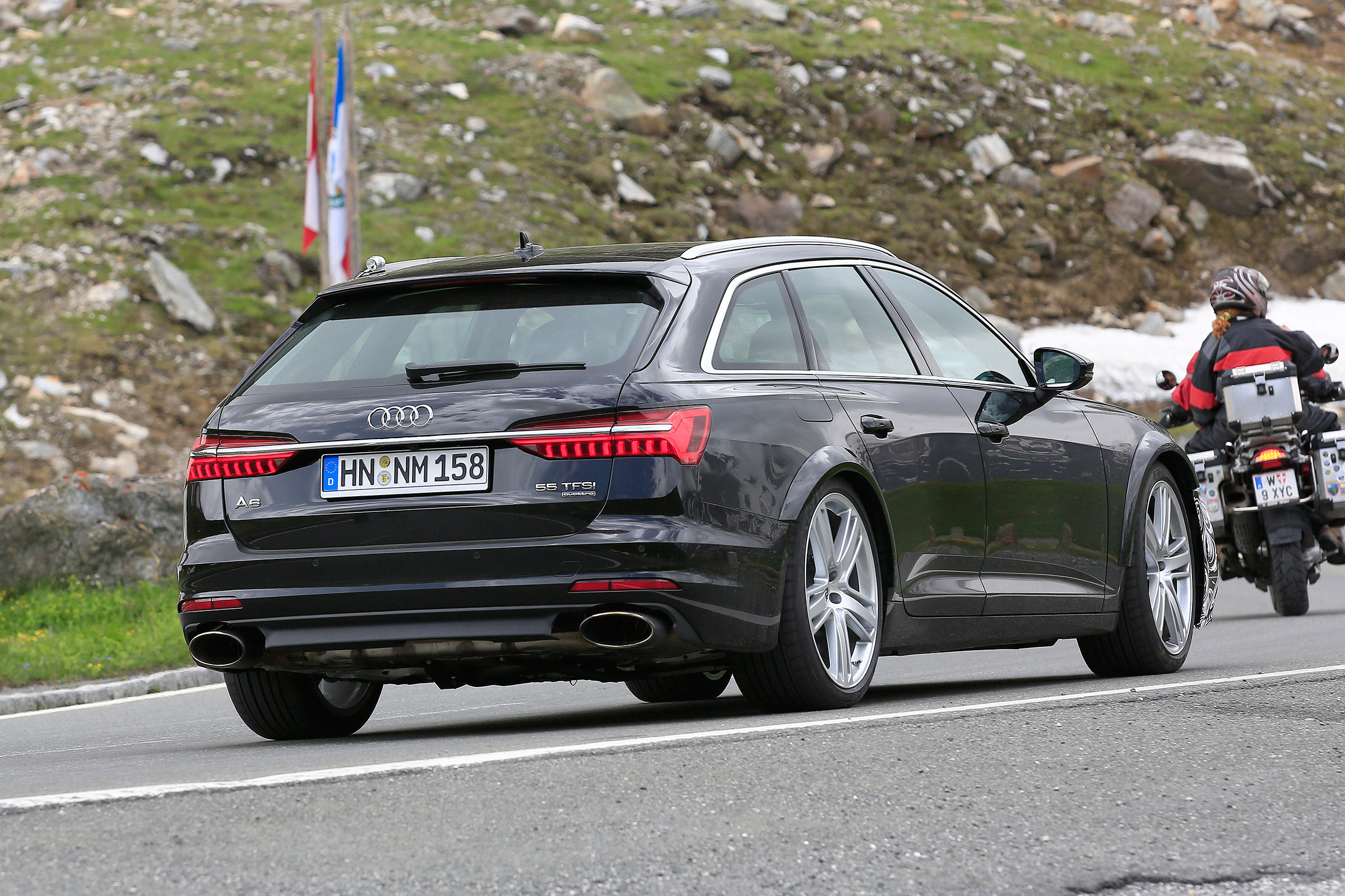 Audi RS6 Avant spy - rear quarter