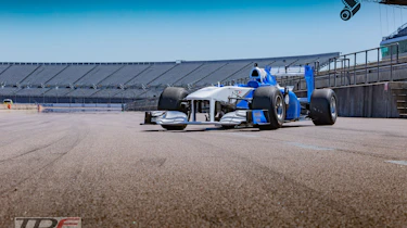 Billy Monger F1 test at Rockingham