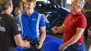 Billy Monger F1 test at Rockingham