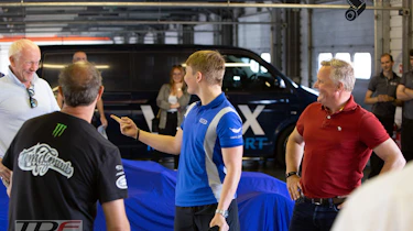 Billy Monger F1 test at Rockingham