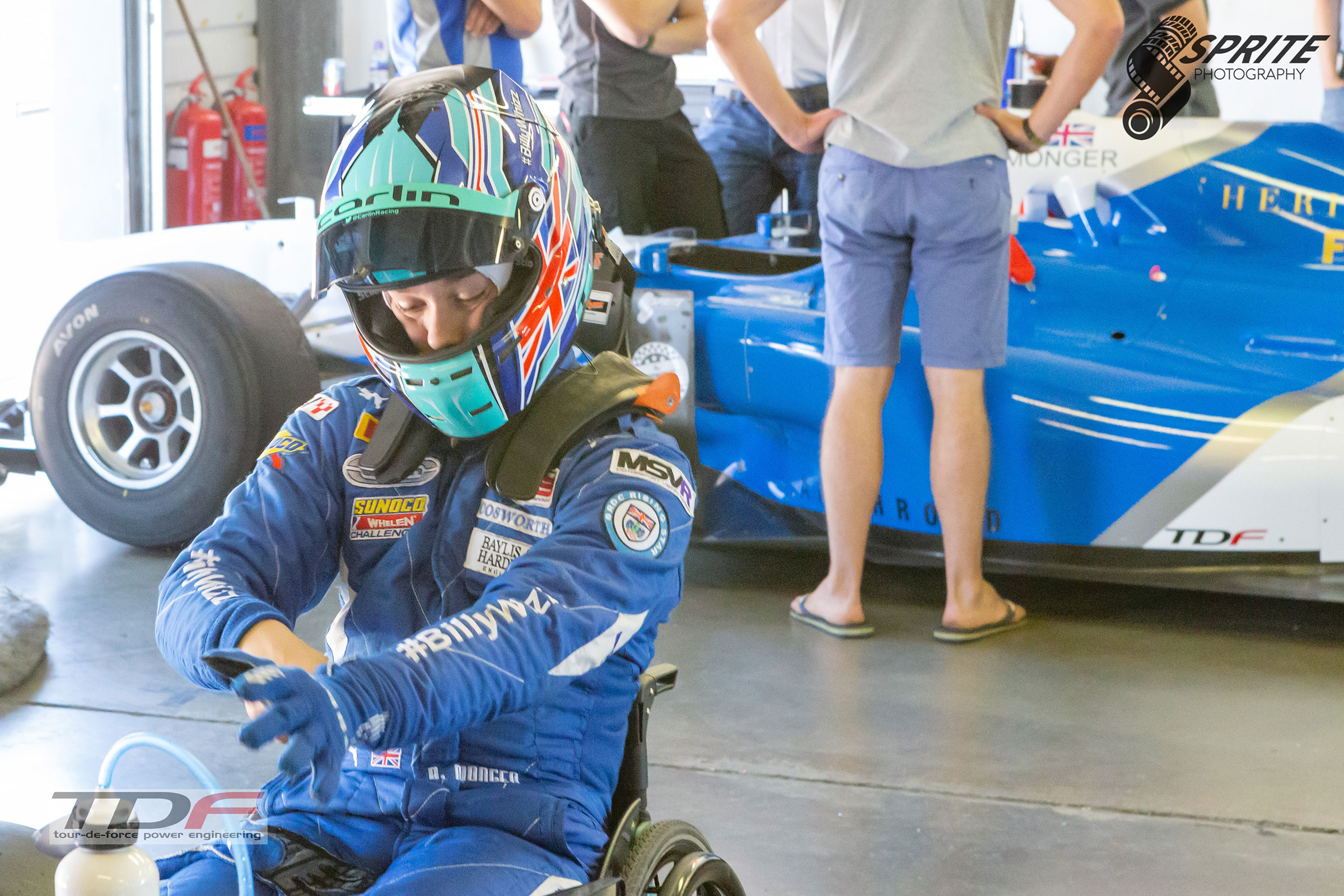 Billy Monger F1 test at Rockingham