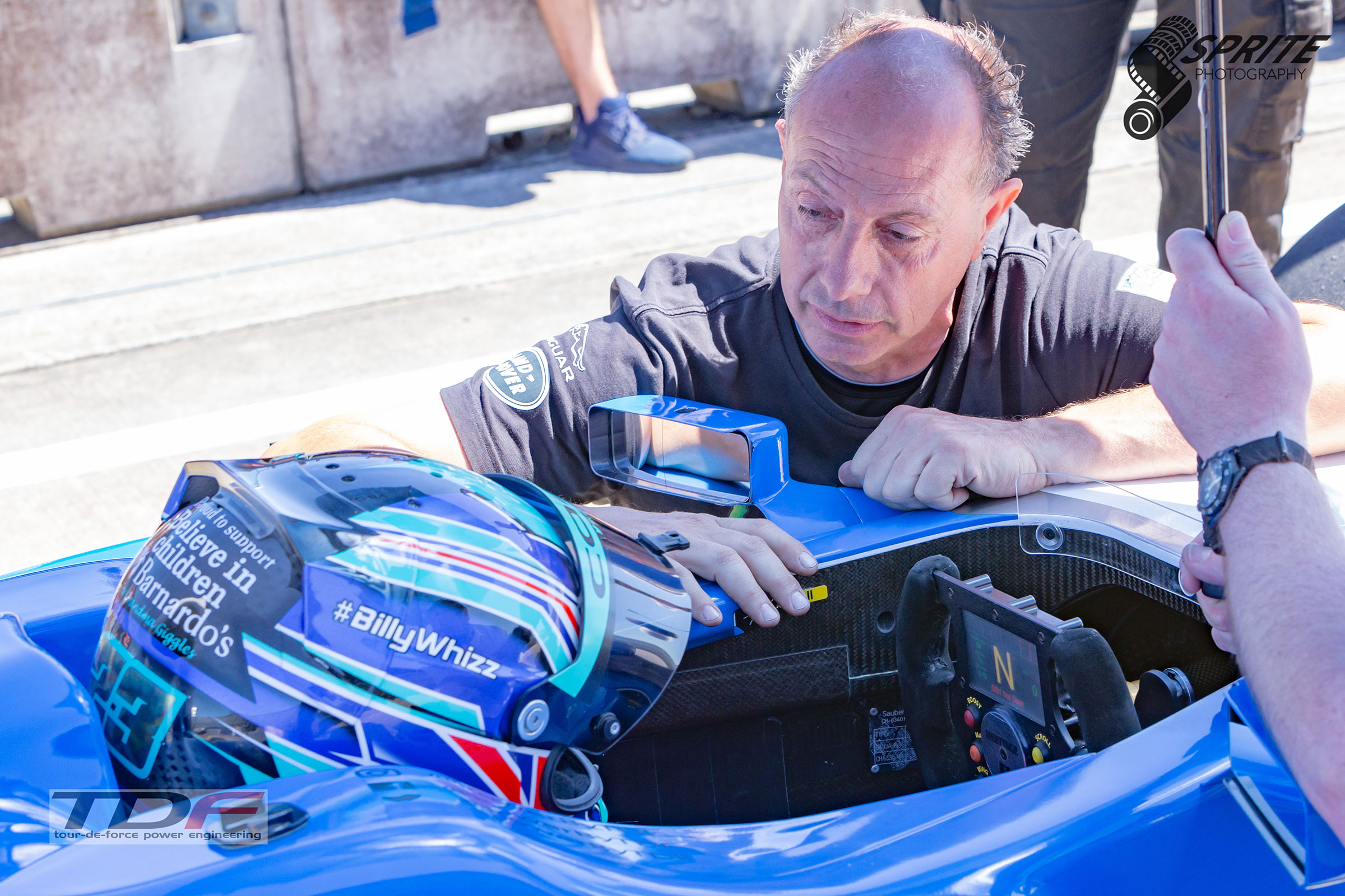 Billy Monger F1 test at Rockingham