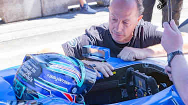 Billy Monger F1 test at Rockingham