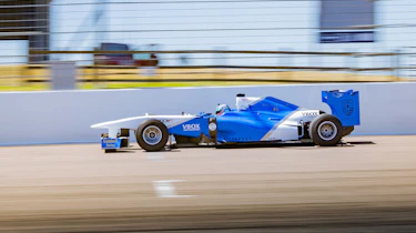 Billy Monger F1 test at Rockingham