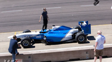 Billy Monger F1 test at Rockingham