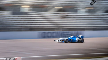 Billy Monger F1 test at Rockingham