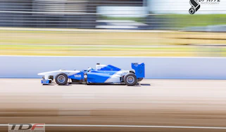 Billy Monger F1 test at Rockingham