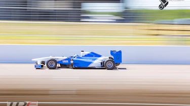 Billy Monger F1 test at Rockingham