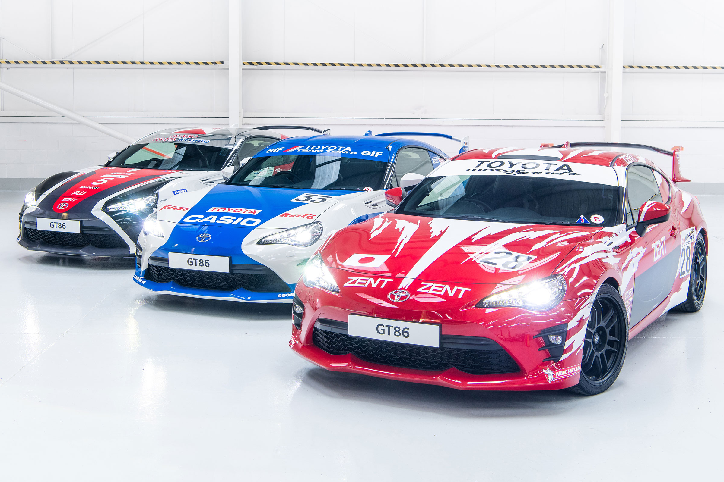 Toyota GT86s Le Mans