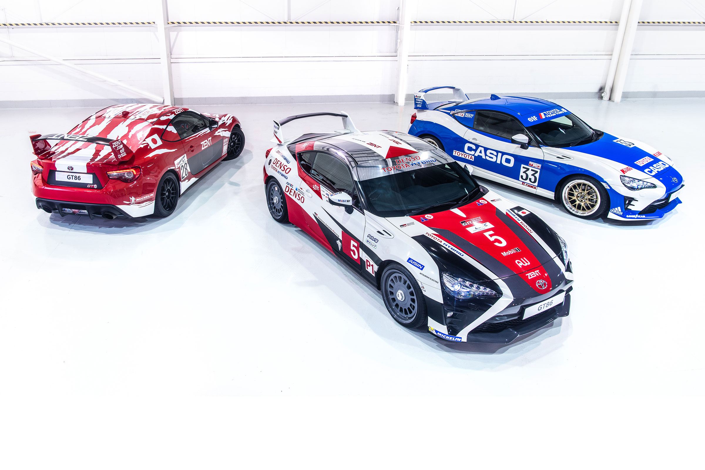 Toyota GT86s Le Mans
