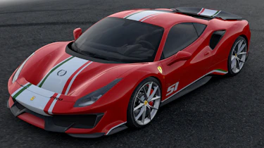 Ferrari 488 Pista Piloti Ferrari – front quarter