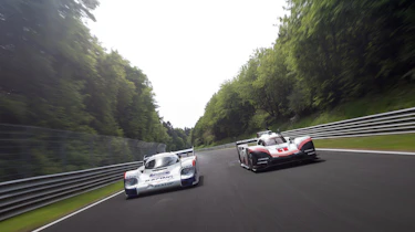 Porsche 919 Evo and Porsche 956 C