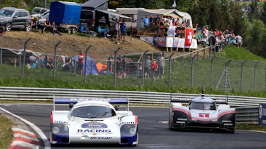 Porsche 919 Evo and Porsche 956 C