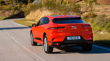 Jaguar I-Pace driving - rear quarter