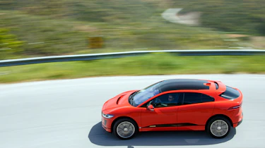 Jaguar I-Pace driving - side