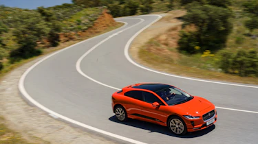 Jaguar I-Pace driving - cornering