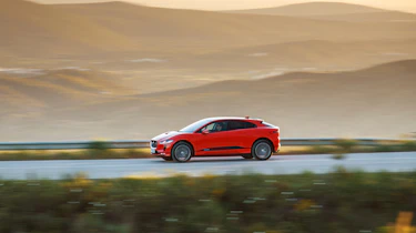 Jaguar I-Pace driving - side