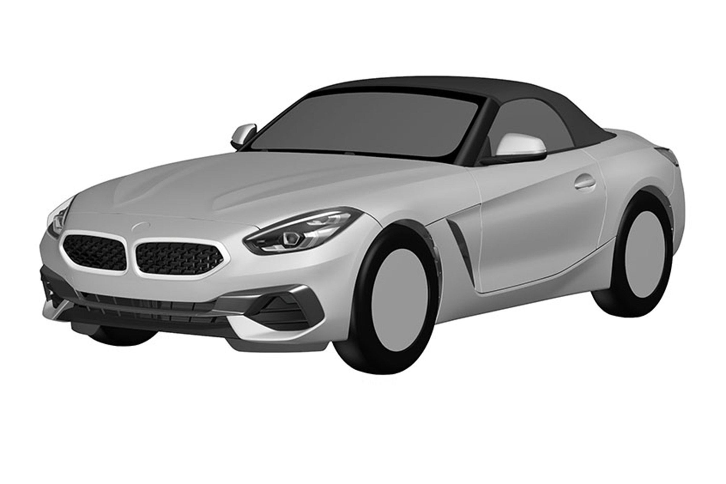 BMW Z4 patent leak - front quarter