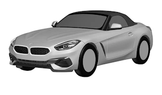 BMW Z4 patent leak - front quarter