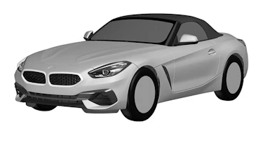BMW Z4 patent leak - front quarter