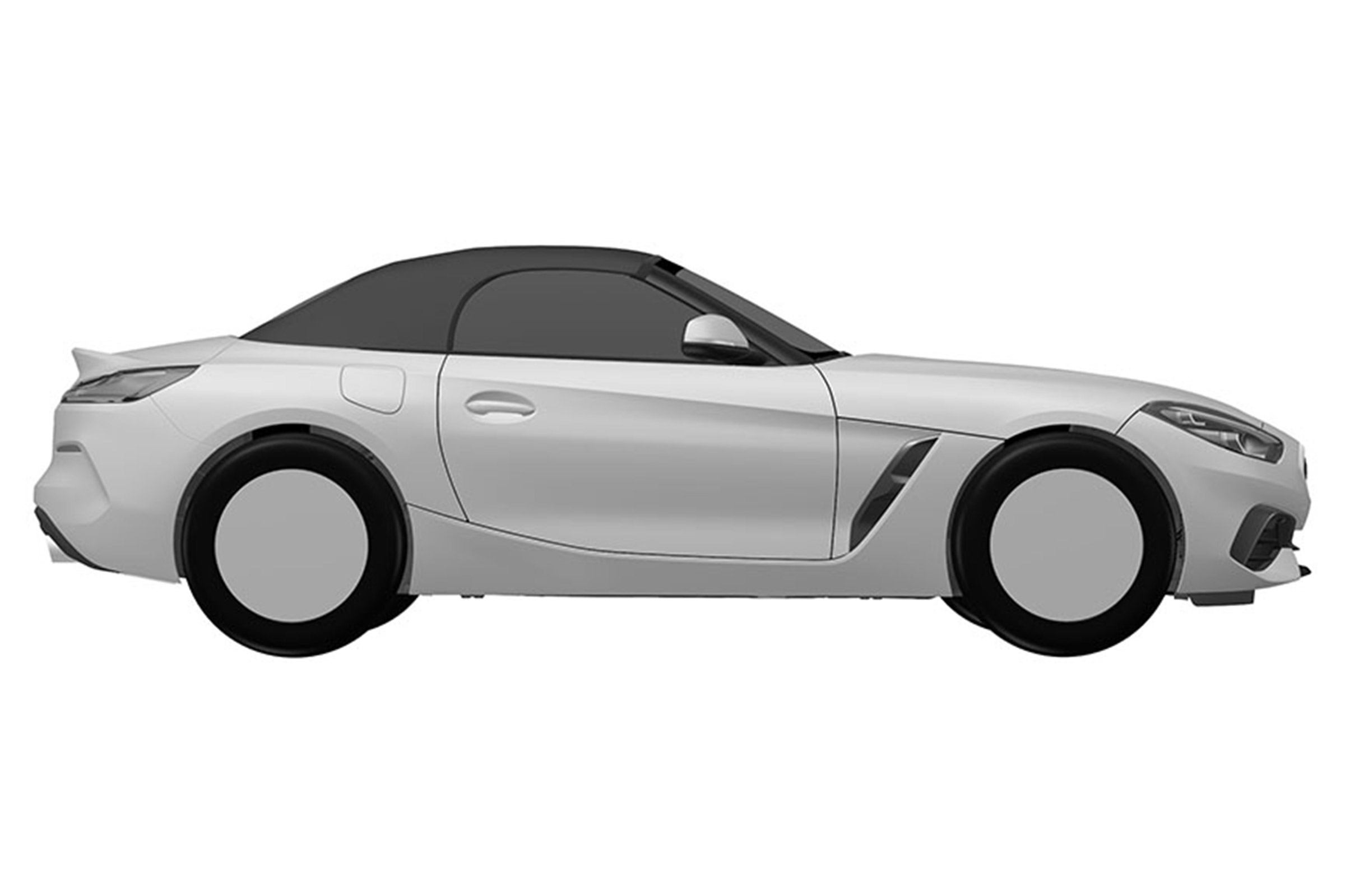 BMW Z4 patent leak - side