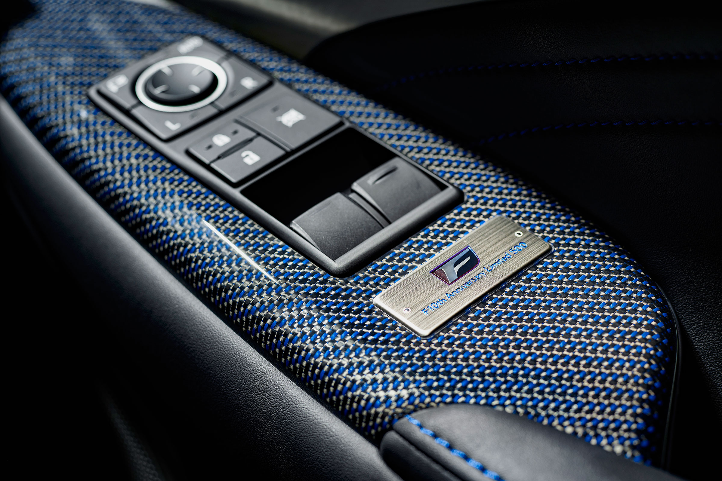 Lexus RC F 10th Anniversary plaque