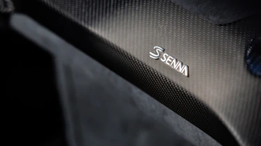 McLaren Senna track badge
