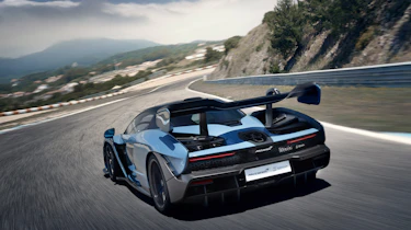 McLaren Senna track rear