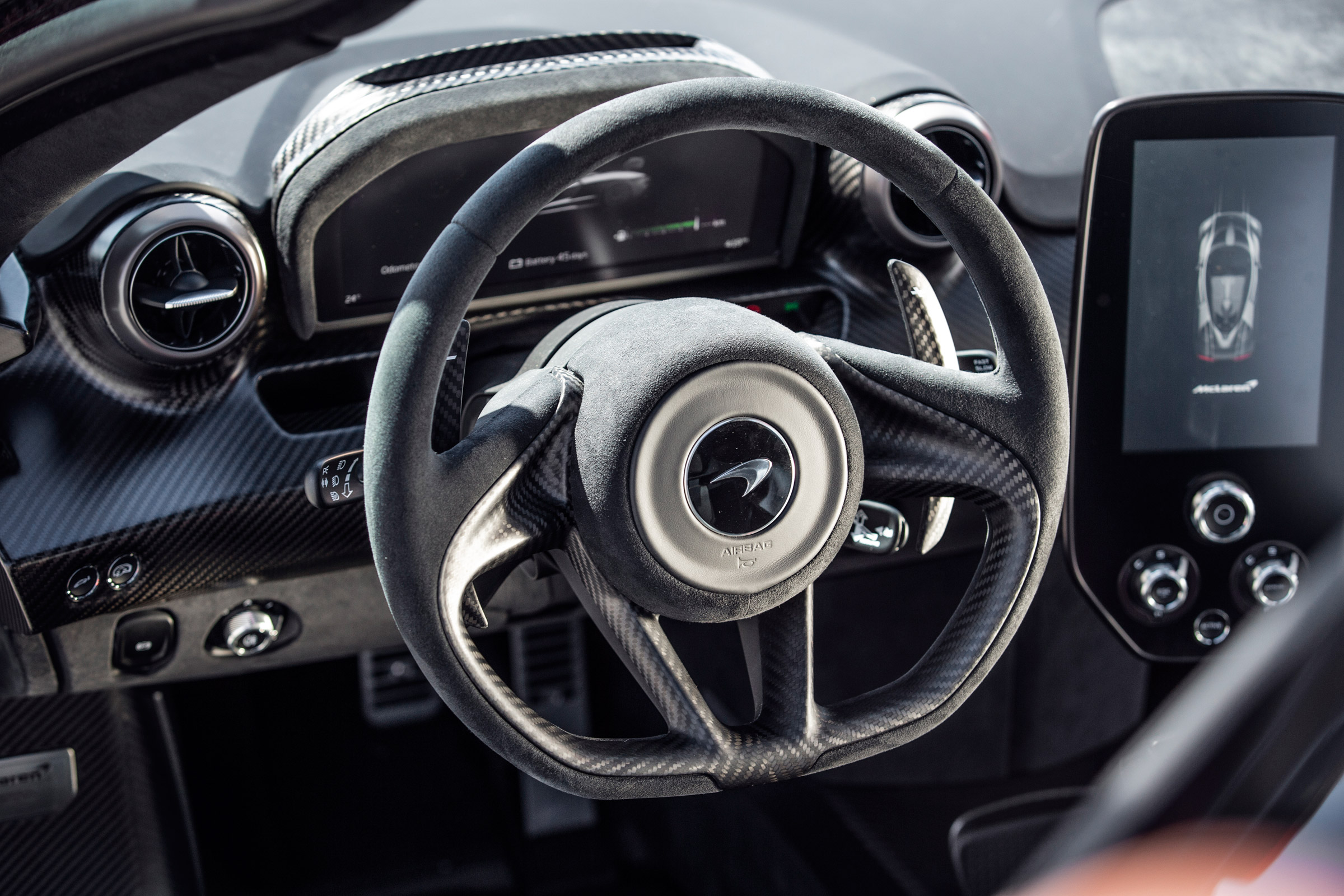 McLaren Senna track cabin