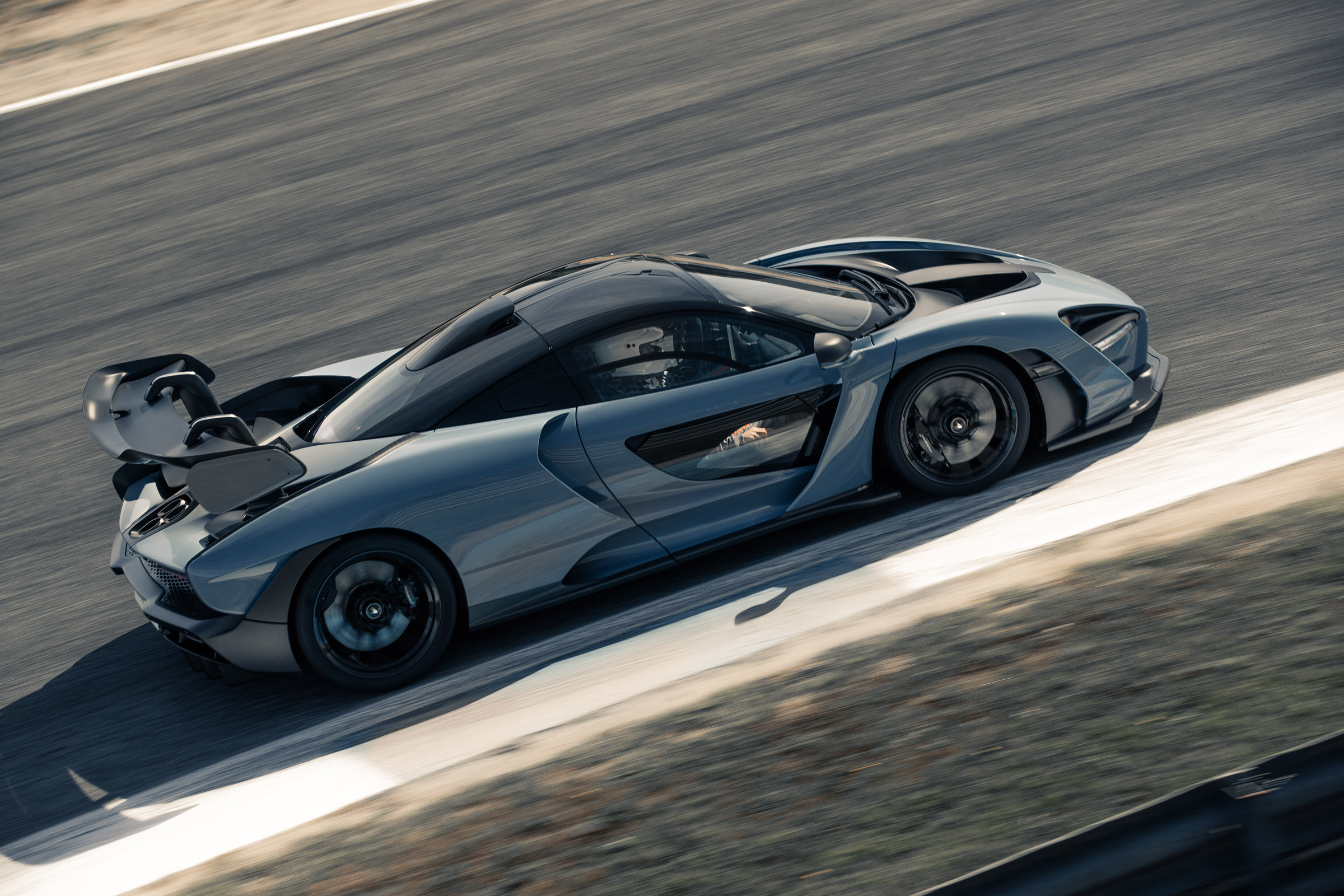McLaren Senna track side