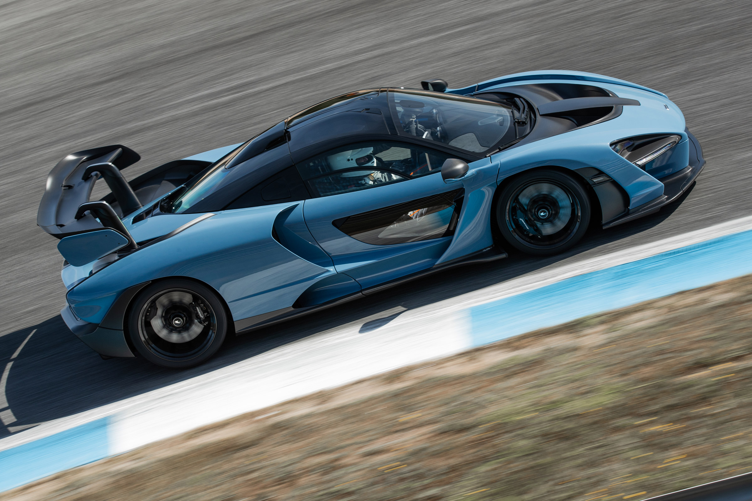 McLaren Senna track side 