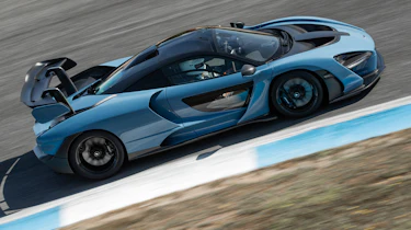 McLaren Senna track side