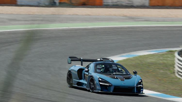 McLaren Senna track corner