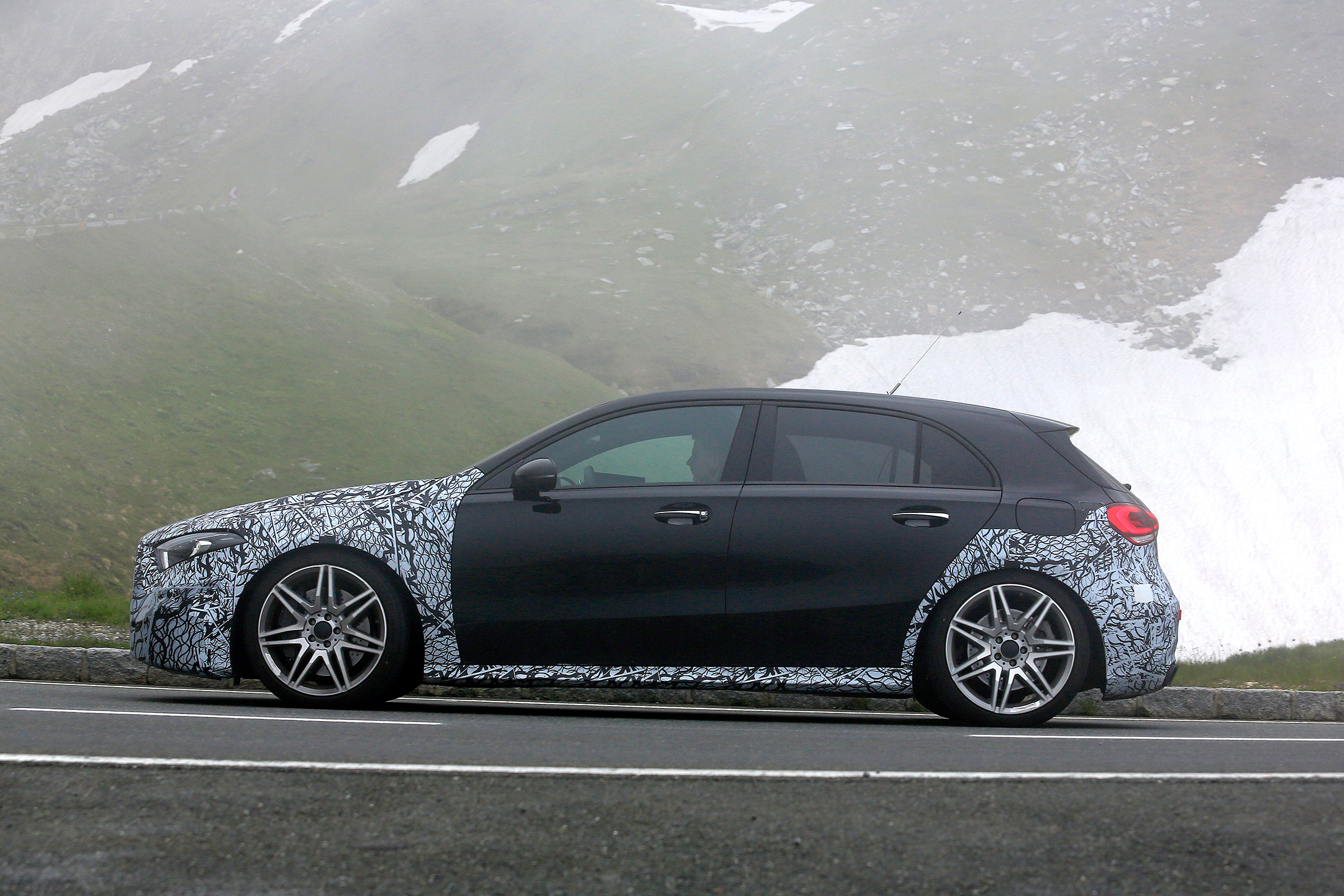 Mercedes-AMG A45 prototype - profile