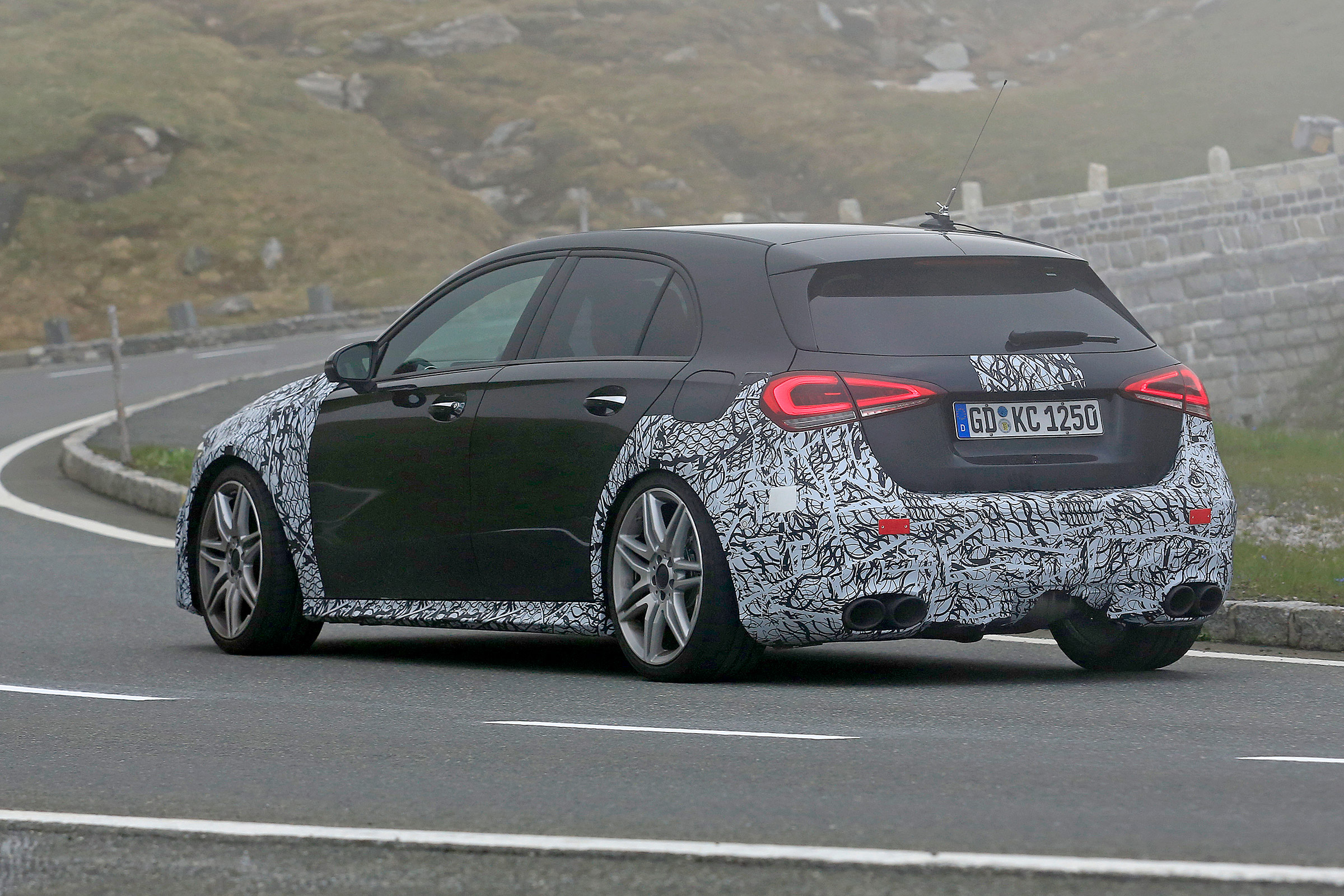 Mercedes-AMG A45 prototype - rear quarter
