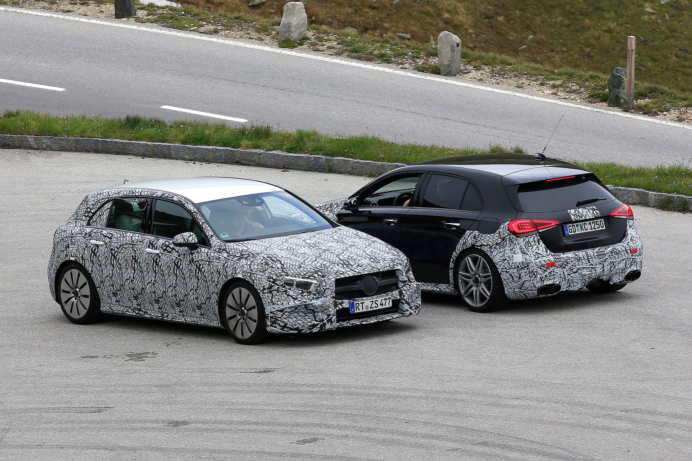 Mercedes-AMG A45 prototype - with A35