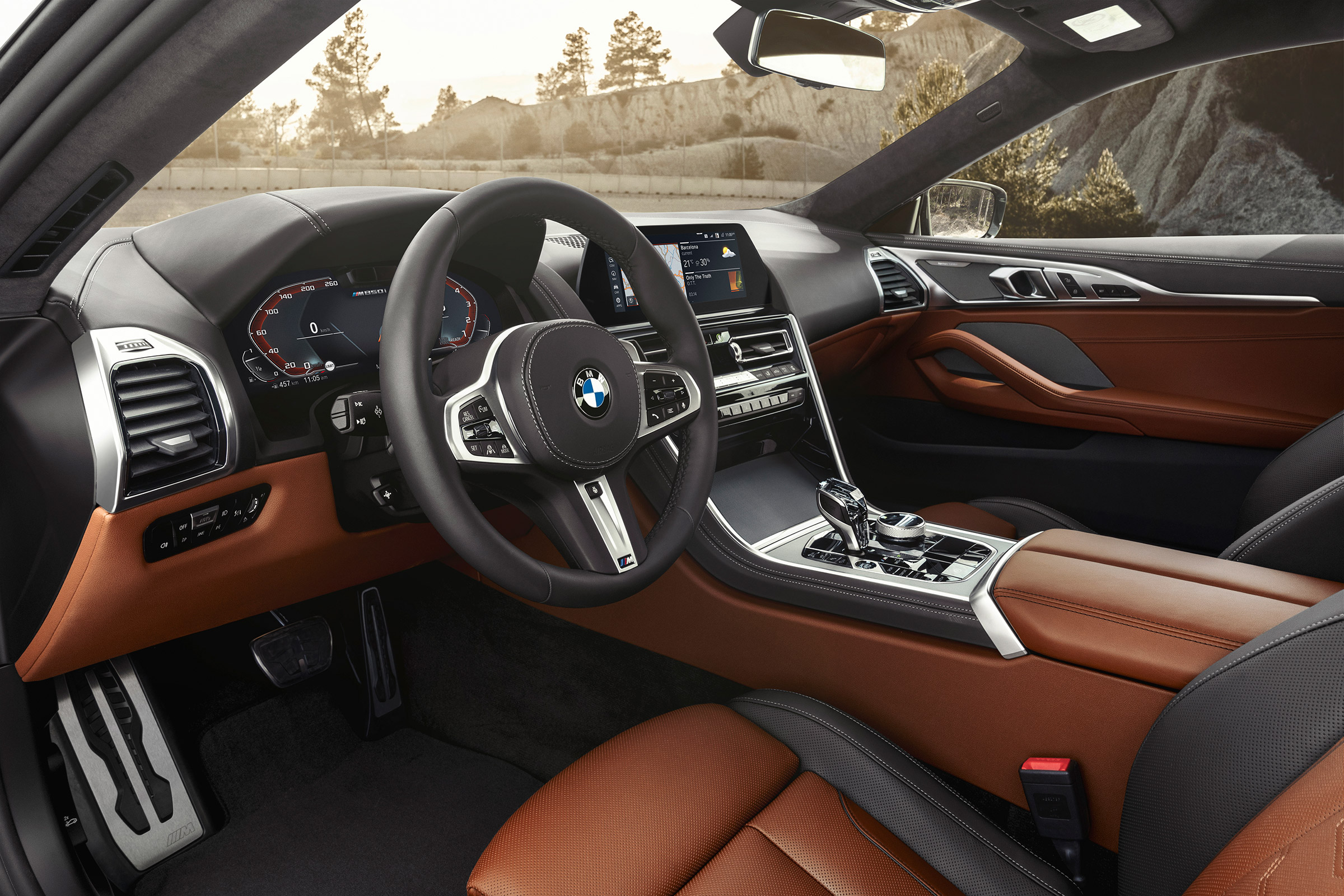 BMW M850i revealed - interior
