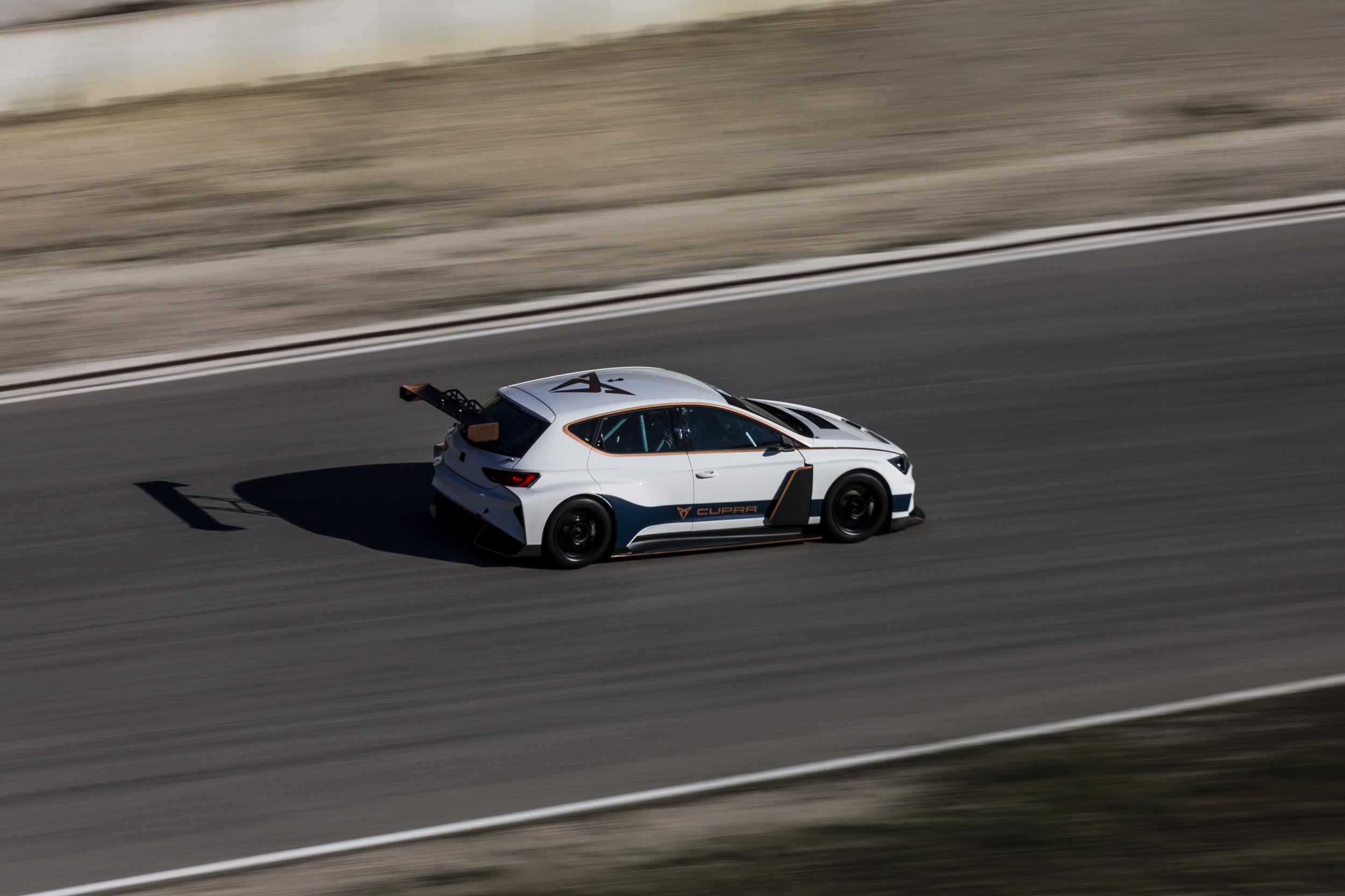 SEAT Cupra E-Racer testing