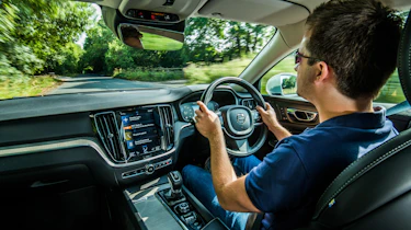 Volvo V60 driving
