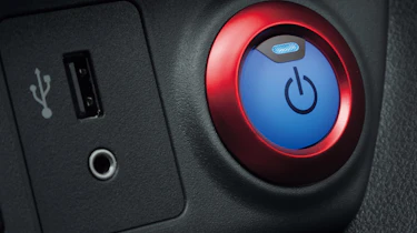 Nissan Leaf Nismo start button